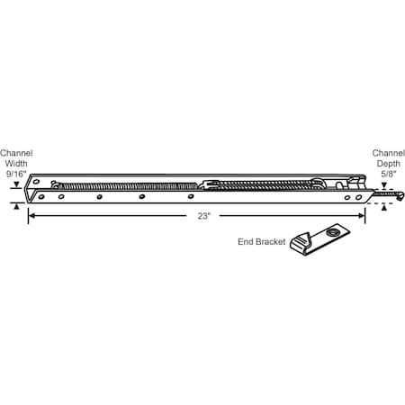 Strybuc 23in Channel Balance 62-223-1